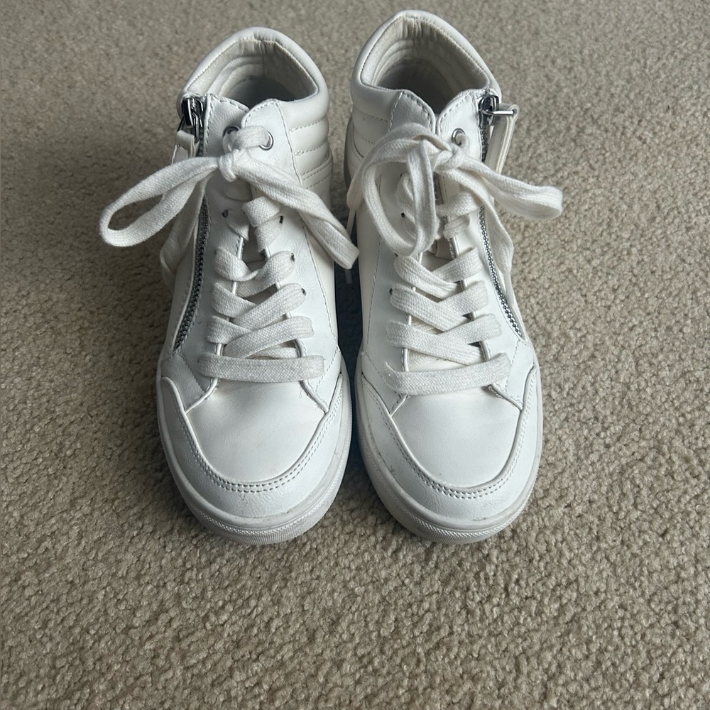 White sneakers